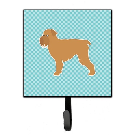 Carolines Treasures Brussels Griffon Checkerboard Blue Leash or Key Holder BB3740SH4